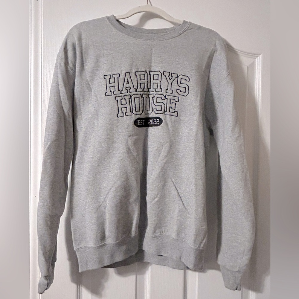 Harry Styles Embroidered Varsity Crewneck